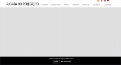 Desktop Screenshot of acasadoperegrino.com